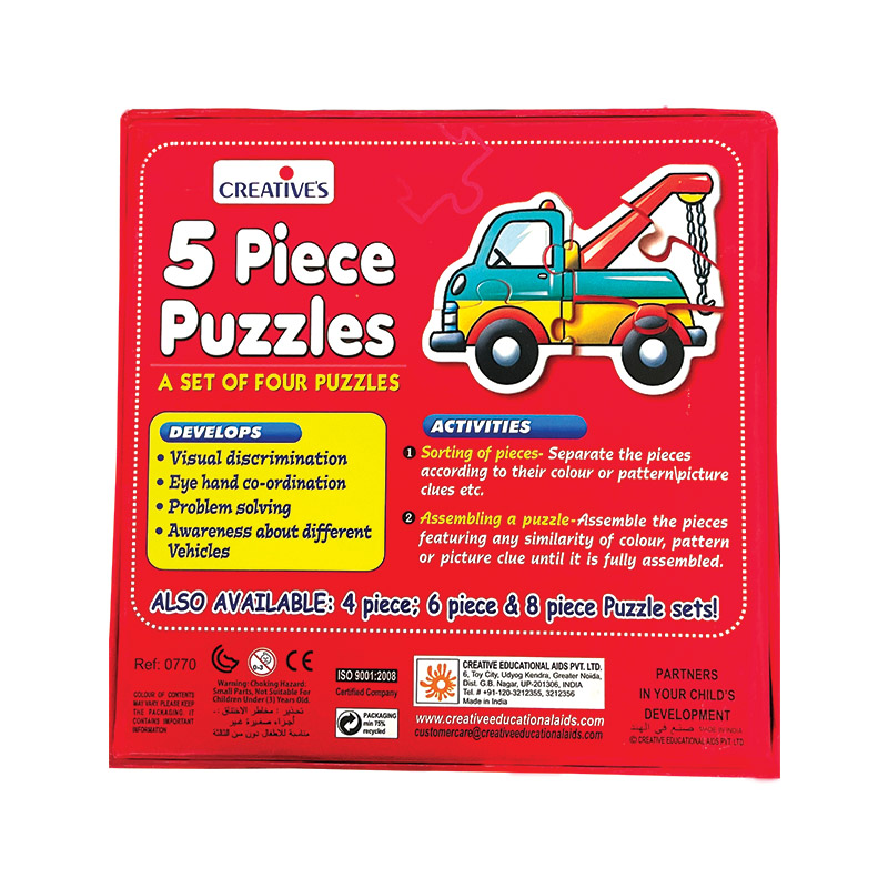 Creative's- 5 Piece Puzzles