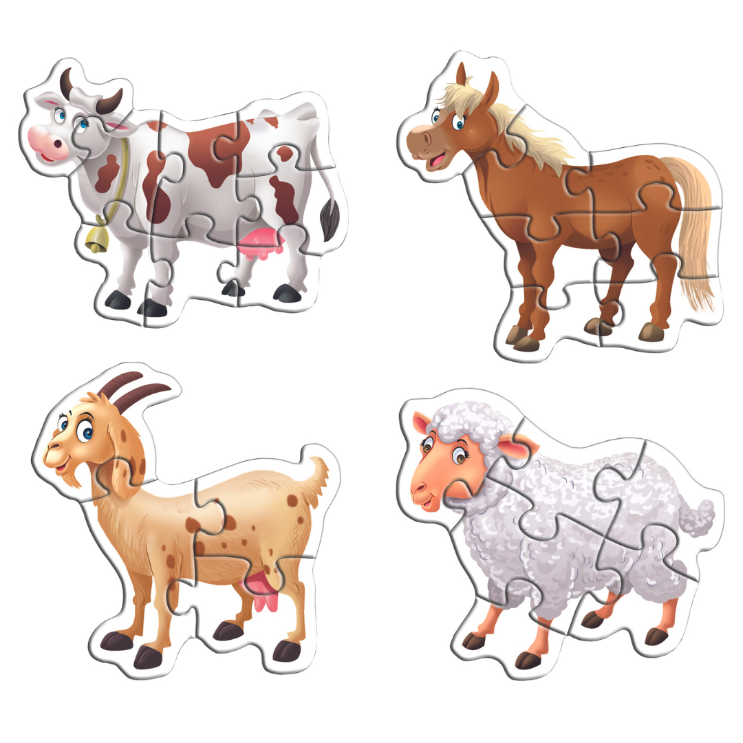 Early Puzzles Step II-Farm animnals