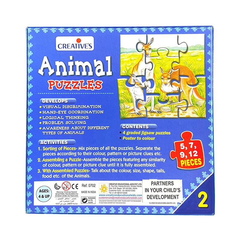 Creative's- Animal Puzzles Part 2