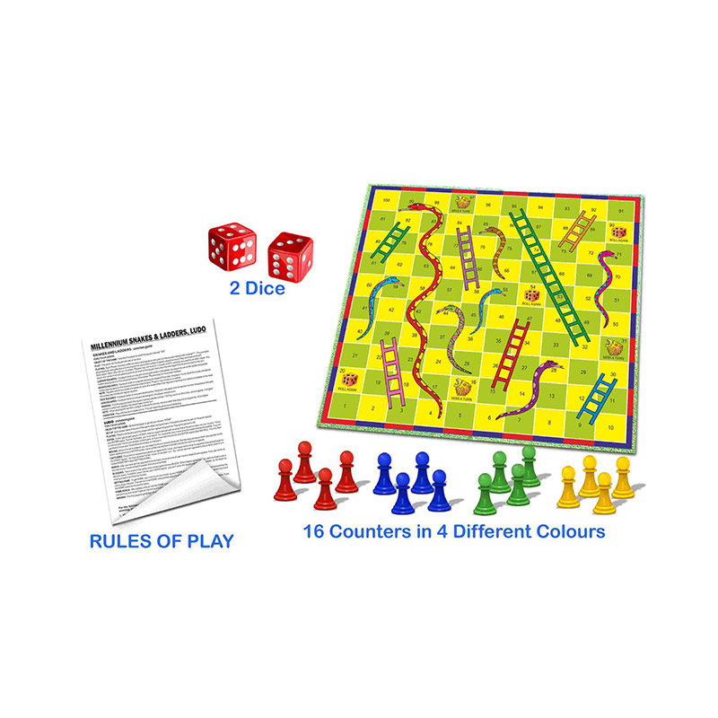 Creative's- Millennium Snakes & Ladders Ludo