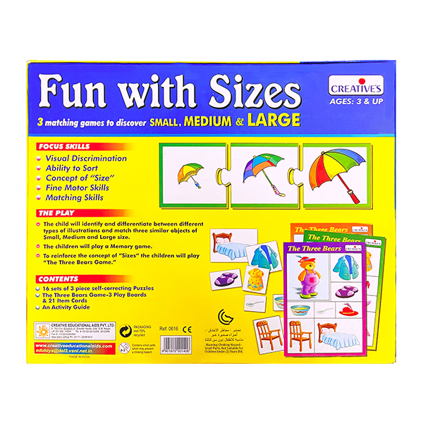 Creative's- Fun with Sizes