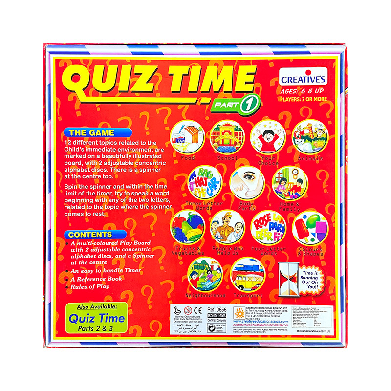 Creative's- Quiz Time Part 1