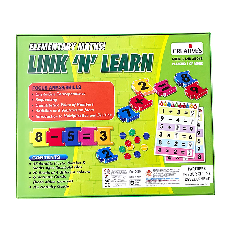 Creative's- Link ‘N’ Learn-Elementary Maths