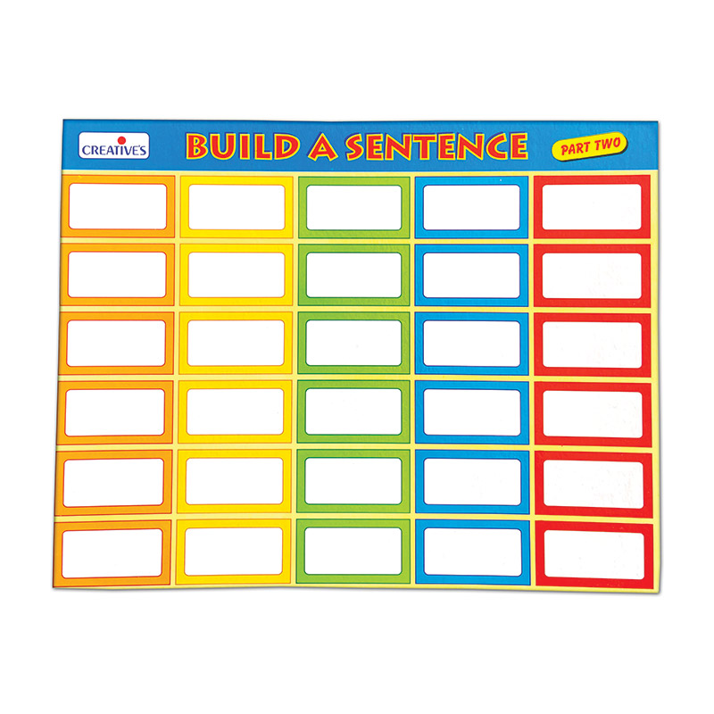 Creative's- Build A Sentence Part - 2
