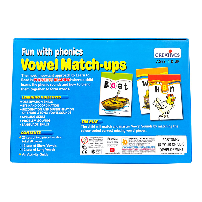 Creative's- Vowel Match Ups!