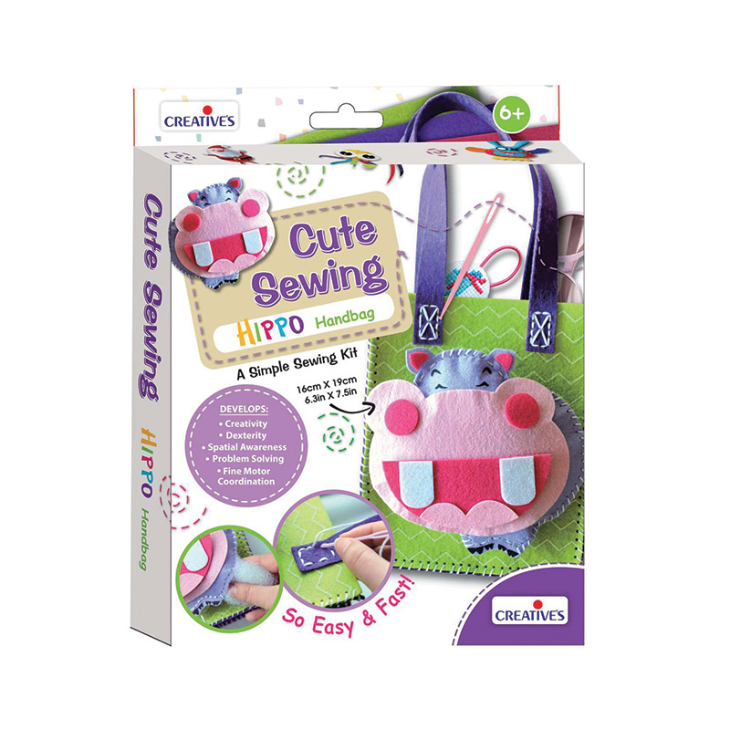 Creative's- Cute Sewing (Hippo Handbag)